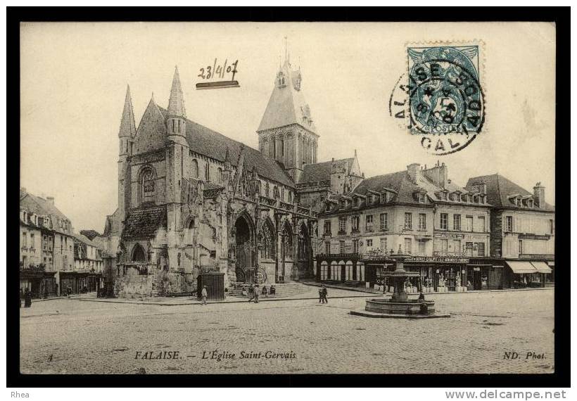 14 Falaise Eglise D14D K14258K C14258C RH103423 - Falaise