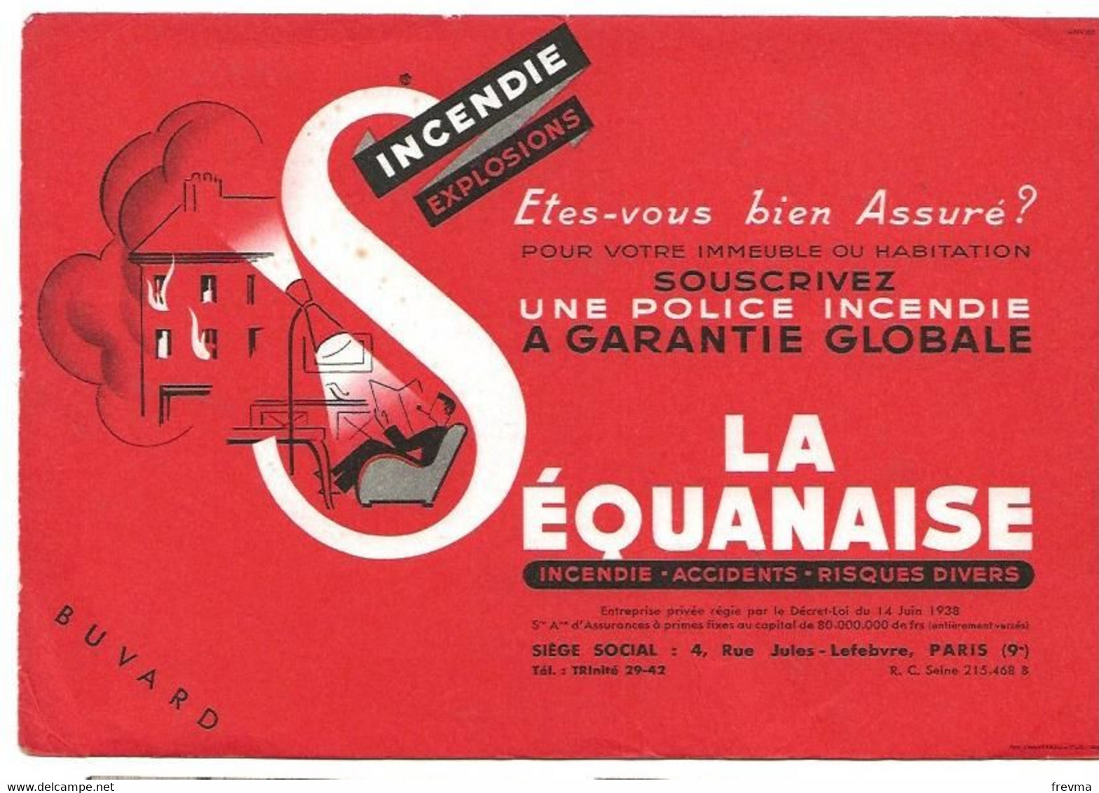 Buvard La Séquanaise - Banque & Assurance