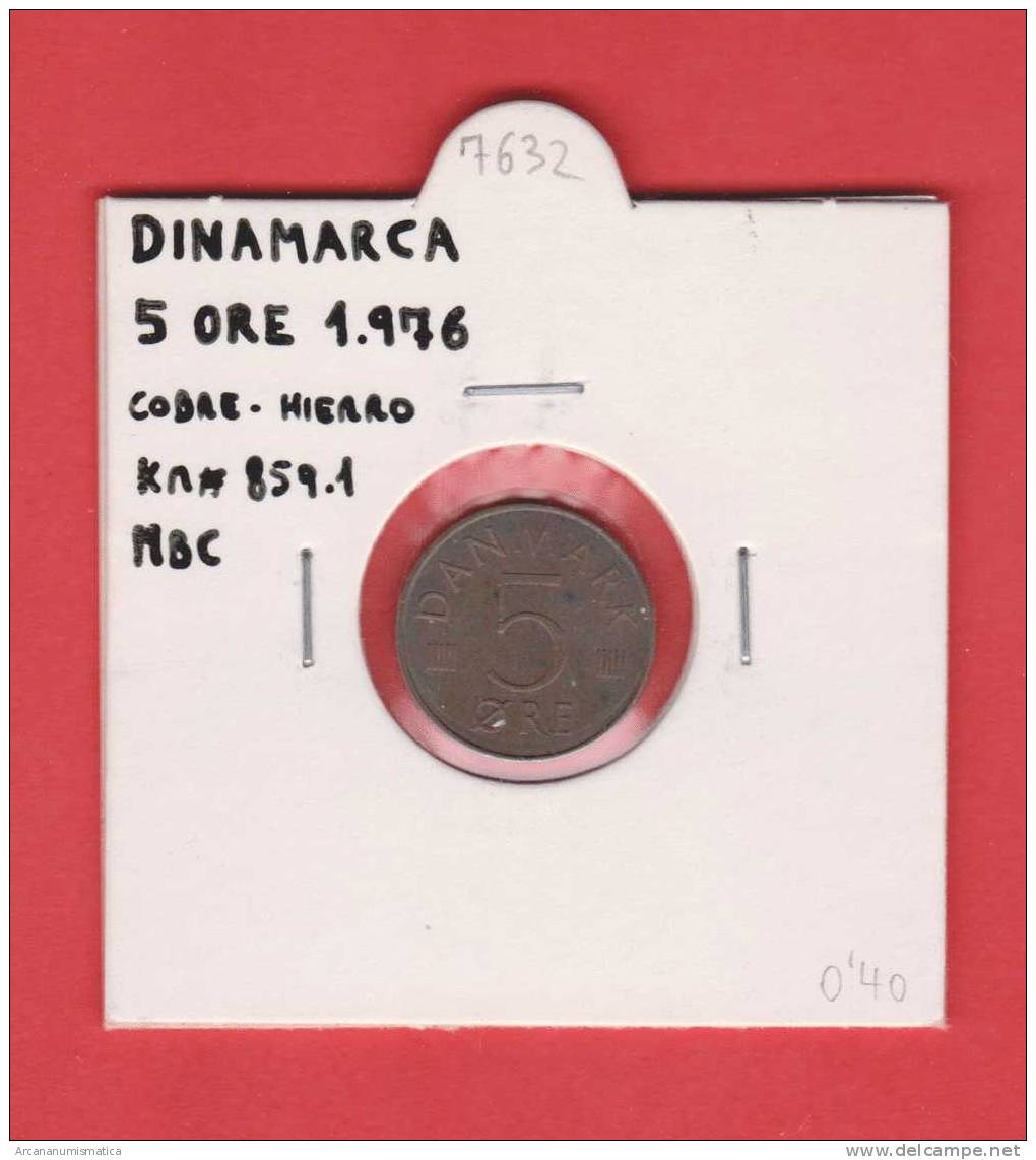 DINAMARCA  5  ORE  1.976  Cobre-Hierro  KM#859.1  MBC/VF    DL-7632 - Dinamarca