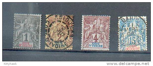 Codi 267 - YT 1 NSG (no Gum) - 2-3-6 Obli - Used Stamps