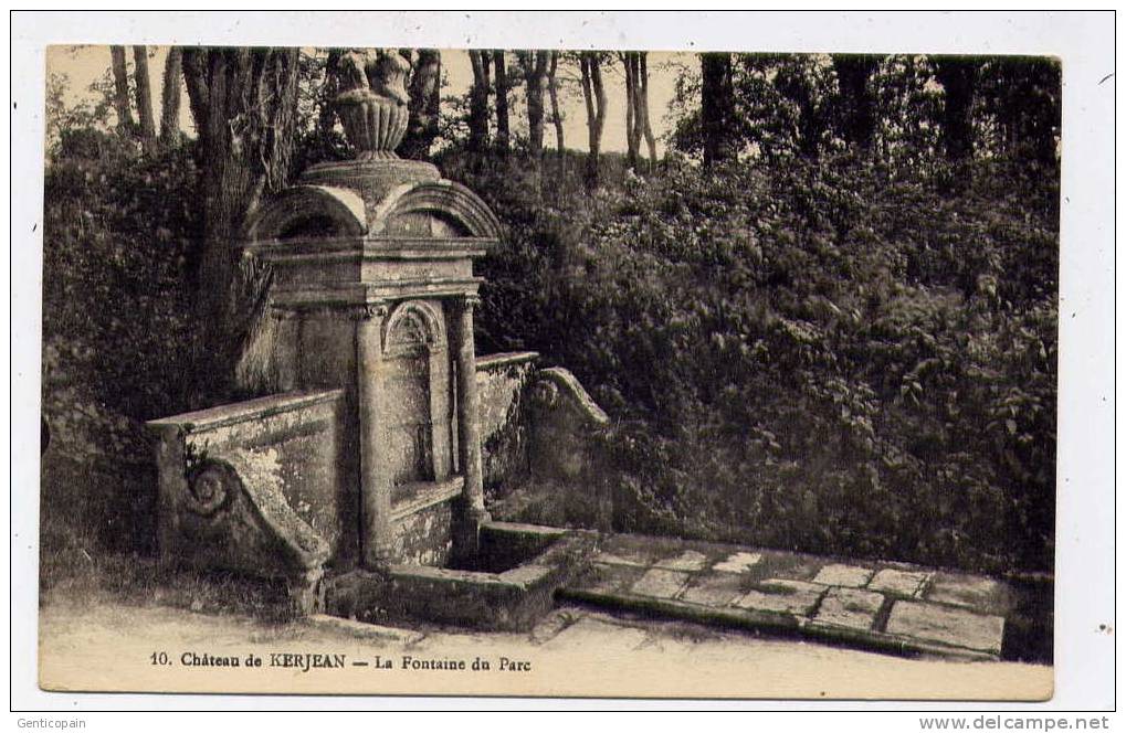 Q9 - Château De KERJEAN (Commune De Saint-Vougay) - La Fontaine Du Parc - Saint-Vougay