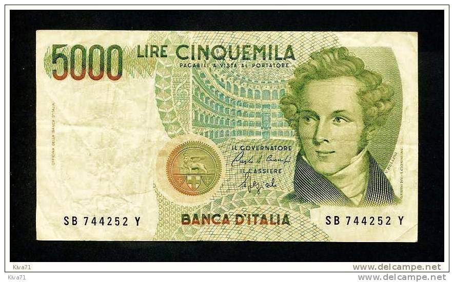 5000  Lire " ITALIE "  4 Janvier1985   VF       Bc 52 - 5000 Lire