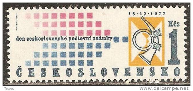 Czechoslovakia 1977 Stamp Day Mi# 2420 ** MNH - Neufs