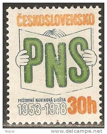 Czechoslovakia 1978 Postal News Service Mi# 2466 ** MNH - Ongebruikt