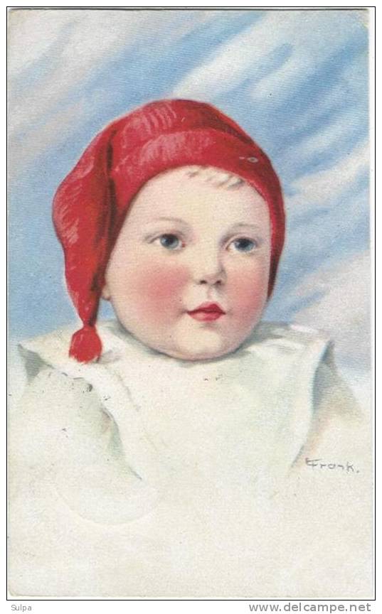 E. Frank - Enfant Au Bonnet Rouge - Frank, Elly