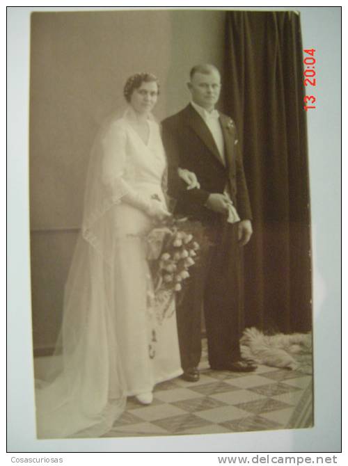 2076 WEDDING BODA MARRIAGE  GERMANY PHOTO POSTCARD YEARS 1920 OTHERS IN MY STORE - Matrimonios
