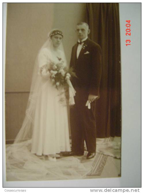 2077 WEDDING BODA MARRIAGE  GERMANY PHOTO POSTCARD YEARS 1920 OTHERS IN MY STORE - Marriages