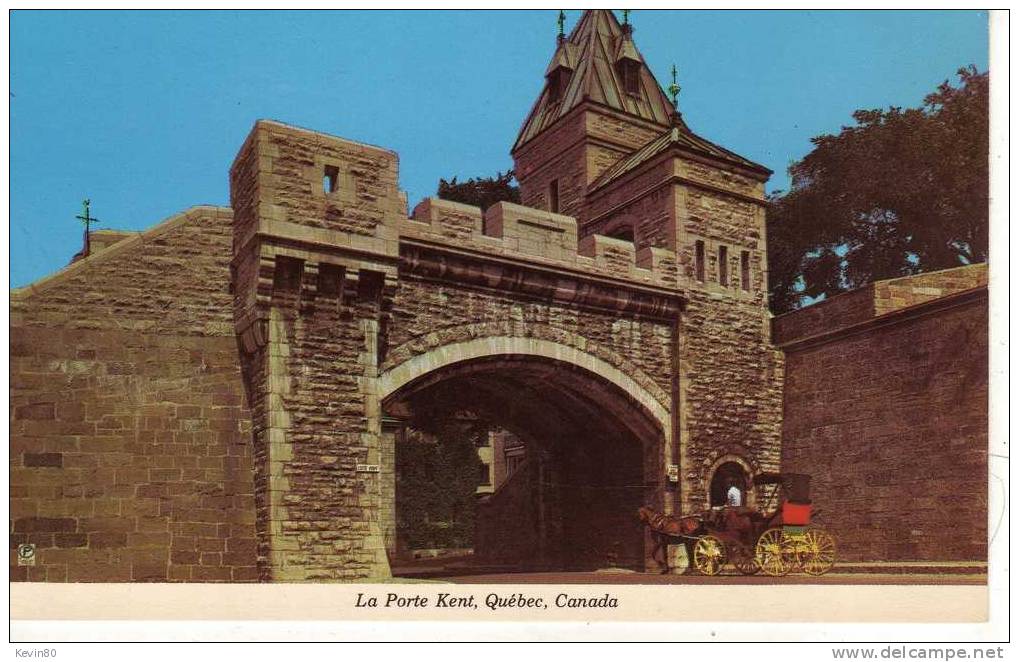 CANADA La Porte Kent Québec Canada Cp Couleur - Québec – Les Portes