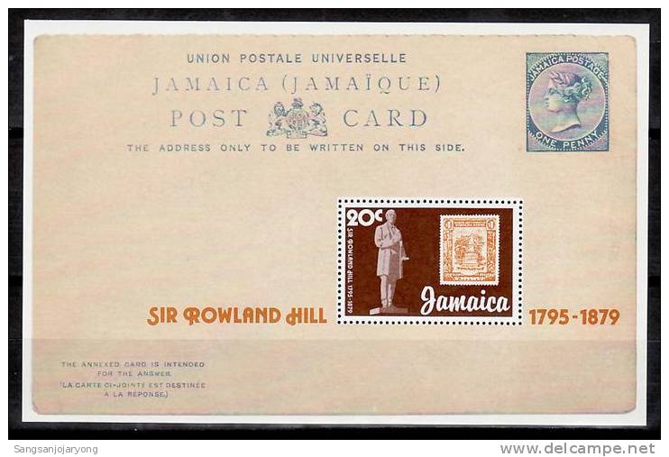 Jamaica Sc458a Rowland Hill, #83A - Rowland Hill