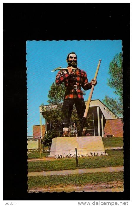 Statue Of The Legendary Paul Bunyan At Bangor, Maine - Andere & Zonder Classificatie