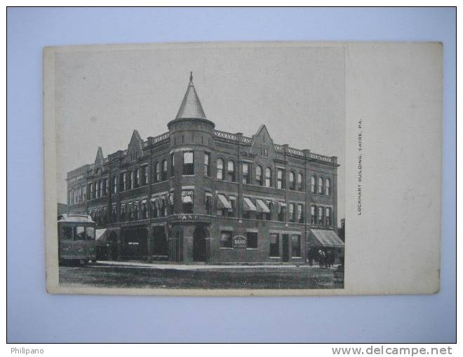 Sayre Pa    Lockhart Building Bank    Circa 1907 - Banks