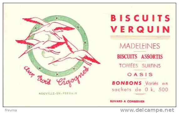 Buvard Biscuits Verquin - B