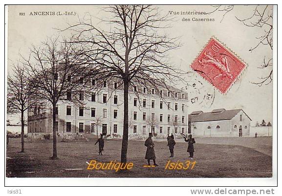 Dép  44 - Militaria - Caserne - Régiments - RF19301 - Ancenis - Vue Intérieure Des Casernes - Bon état - Ancenis