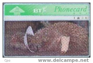 # UK_BT BTC129 St. Tiggywinkles-Hedgehogs 20 Landis&gyr -animal-  Tres Bon Etat - BT Souvenir