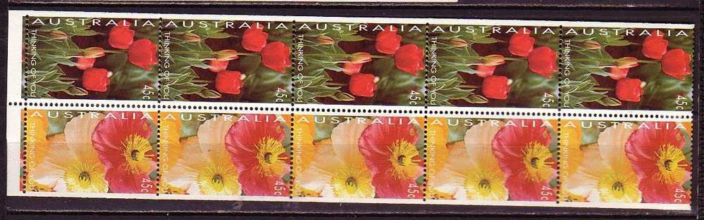 PGL - AUSTRALIA Yv N°1350a/51a ** FROM BOOCKLET - Mint Stamps