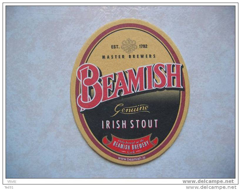 Sous-bocks Biere Beamish Irishtout Cork - Sous-bocks