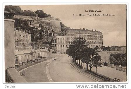 06 NICE - Tour Bellanda Et Hotel Suisse - Autres & Non Classés