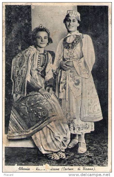 5405   Albania   Costume Di  Tirana VGSB   1940 - Albania