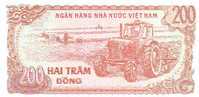 VIET-NAM 200 Dong 1987 -traktor-UNC - Viêt-Nam