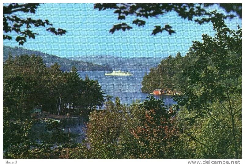 5434    Stati   Uniti    The Mt. Washington  Caught  At Minge Cove  On Lake  Winnipesaukee  New Hampshire  VG  1968 - Andere & Zonder Classificatie