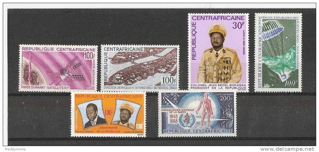 Rép. Centrafricaine: PA 45-47-53/54-56-59 ** - Repubblica Centroafricana