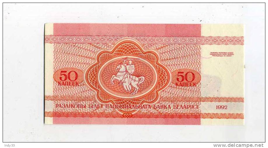 - BELARUS . 50 K. 1992 - Belarus