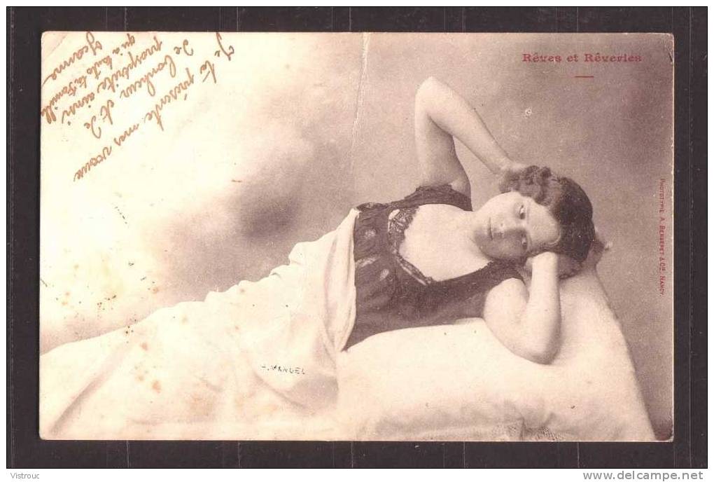 Jeune Femme Alitée  - Circulé - 1904  - Circulated - Gelaufen. - Femmes