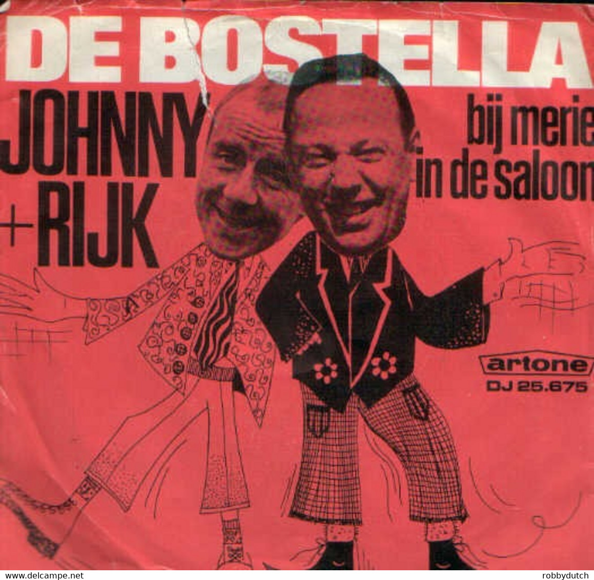 * 7" *  JOHNNY & RIJK - DE BOSTELLA (Holland 1967) - Sonstige - Niederländische Musik
