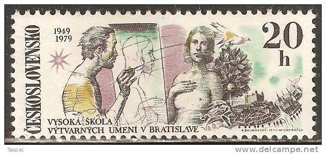 Czechoslovakia 1979 Fine Arts Academy, Bratislava Mi# 2499 ** MNH - Unused Stamps