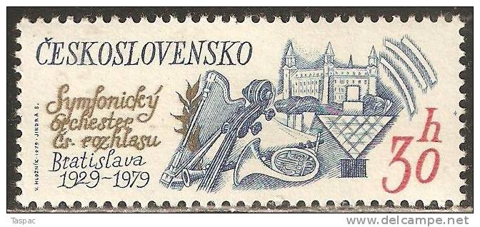 Czechoslovakia 1979  Radio Symphony Orchestra, Bratislava Mi# 2501 ** MNH - Ungebraucht