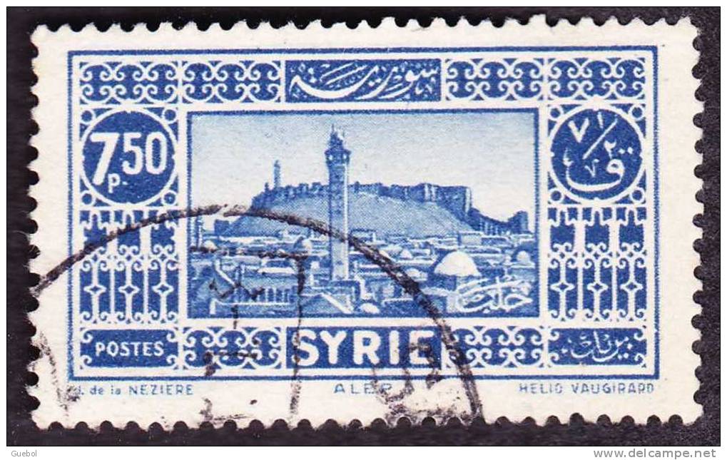 Syrie Obl. N° 211 - Site - ALEP 7.50 Bleu - Oblitérés