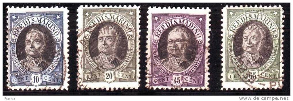 San Marimo 1926 Mino 125-128 - Used Stamps