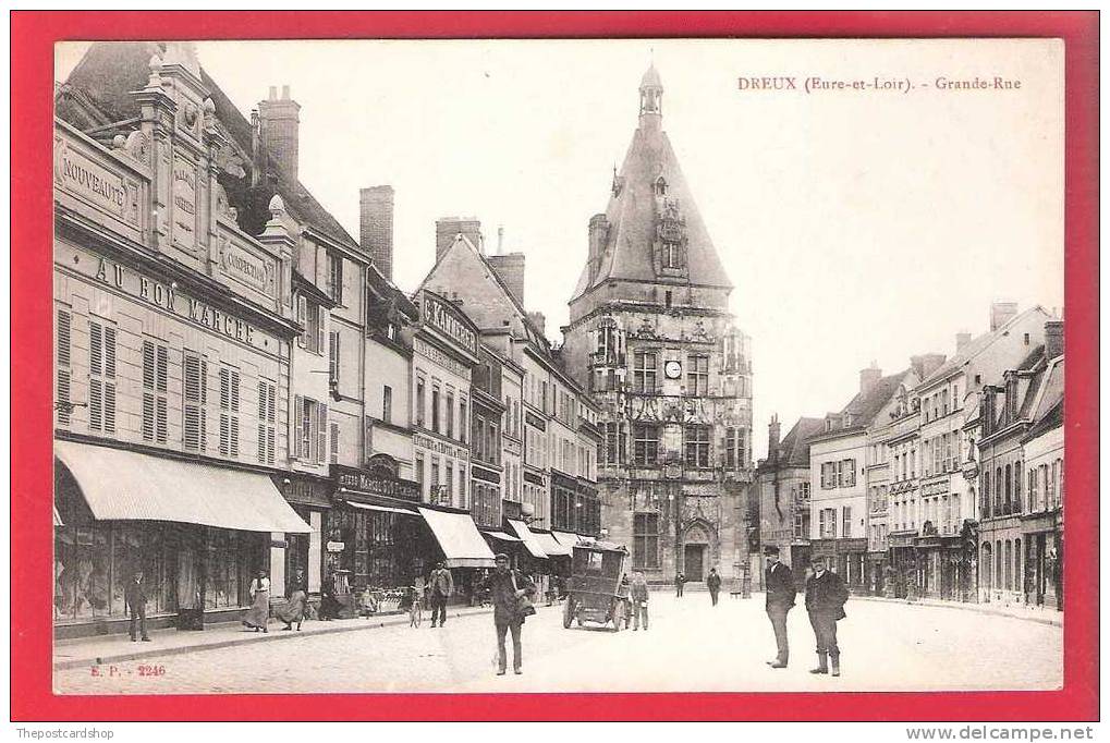 CPA 28 DREUX GRANDE-RUE EURE-ET-LOIR FRANCE - Dreux