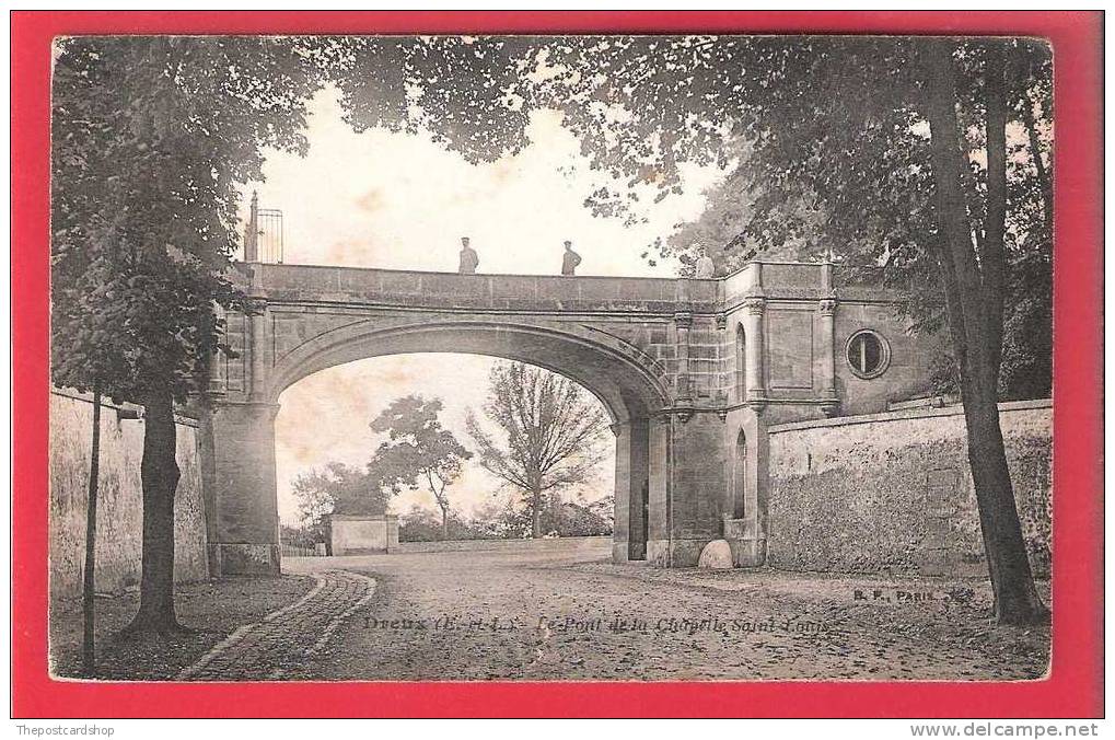 CPA 28 DREUX Le Pont De La Chapelle Royale Saint Louis EURE-ET-LOIR FRANCE - Dreux