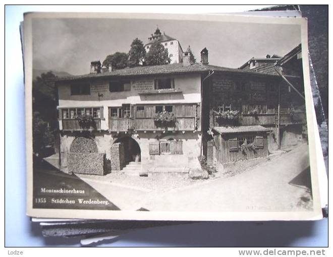 Zwitserland Schweiz Suisse SG Werdenberg Montaschinerhaus - Berg