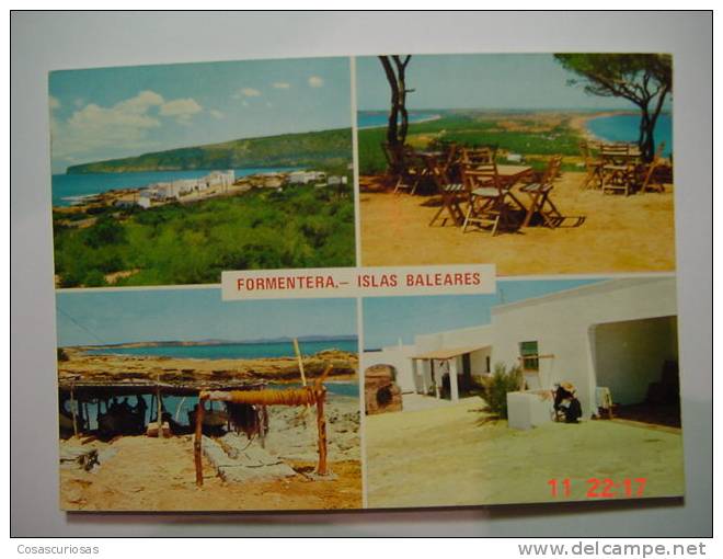 1809 FORMENTERA VISTAS DE ES CALO BALEARES ISLANDS AÑOS 1960 MIRA OTRAS SIMILARES EN MI TIENDA - Formentera