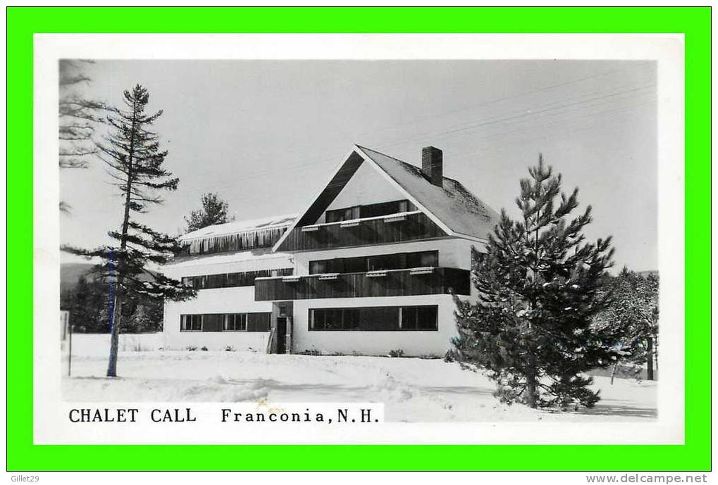 FRANCONIA, NH - CHALET CALL - J.J.K. COPY-ART - - Other & Unclassified