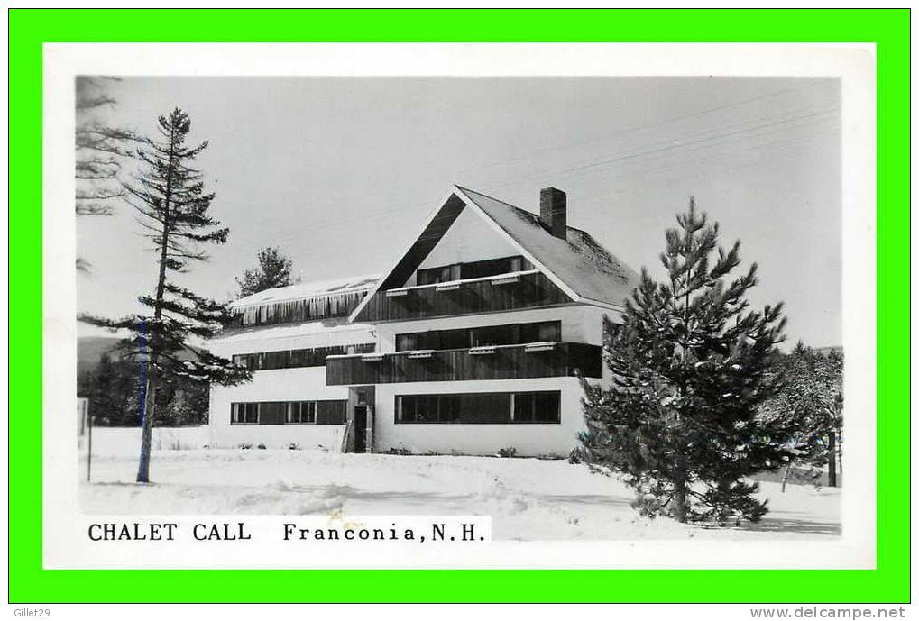 FRANCONIA, NH - CHALET CALL - J.J.K. COPY-ART - - Andere & Zonder Classificatie