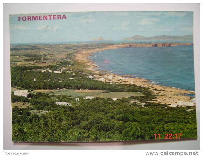 1813 FORMENTERA  VISTA PARCIAL BALEARES ISLANDS AÑOS 1960 MIRA OTRAS SIMILARES EN MI TIENDA - Formentera