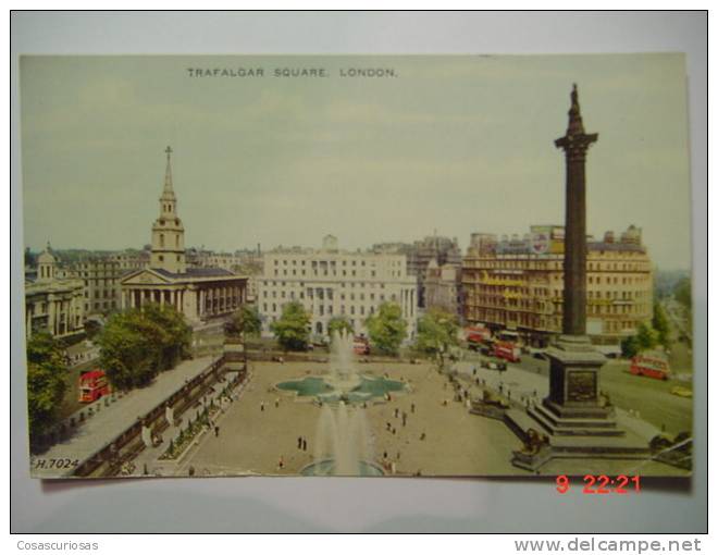 1620 LONDON TRAFALGAR SQUARE U.K  POSTCARD  YEARS  1950  OTHERS IN MY STORE - Trafalgar Square