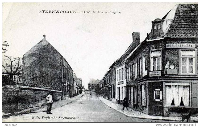 59 STEENVOORDE RUE DE POPERINGHE EDIT VAYLSTECHE - Steenvoorde