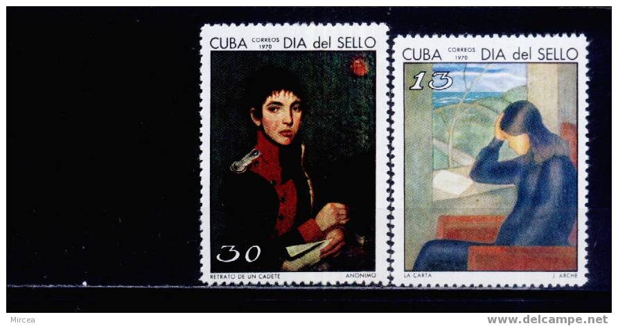 C4068 - Cuba 1970 - Michel No.1596/7 Neufs** - Unused Stamps