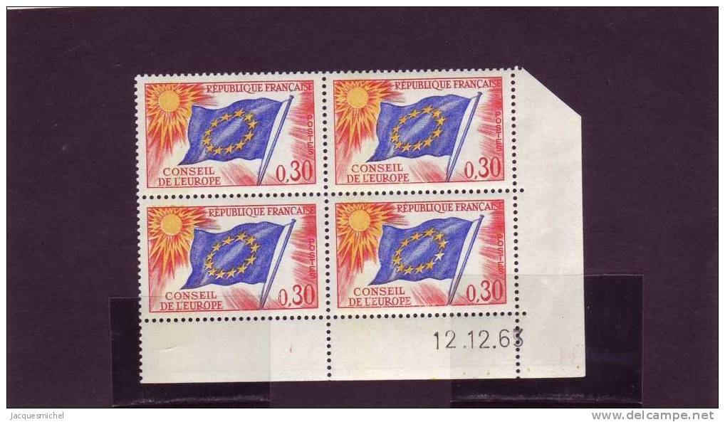 Service N° 30 - 0,30F Conseil De L'EUROPE - 12.12.1963 - - Servicio