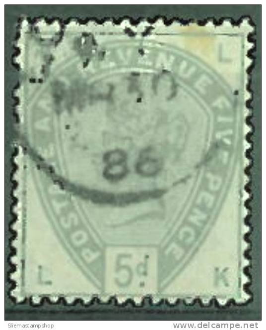 GREAT BRITAIN - 1883/84 QUEEN VICTORIA 5d Green - V1970 - Used Stamps