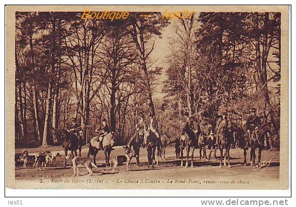 Dép 44 - Chasse à Courre - RF19501 - Le Gavre - Forêt - Le Rond Point ( Rendez-Vous De  Chasse )-  état - Le Gavre