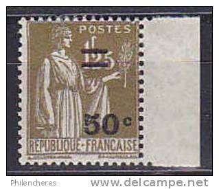 France - Yvert N° 298 X - Cote 4,6 Euros - Prix De Départ 1,5 Euros - 1932-39 Paix