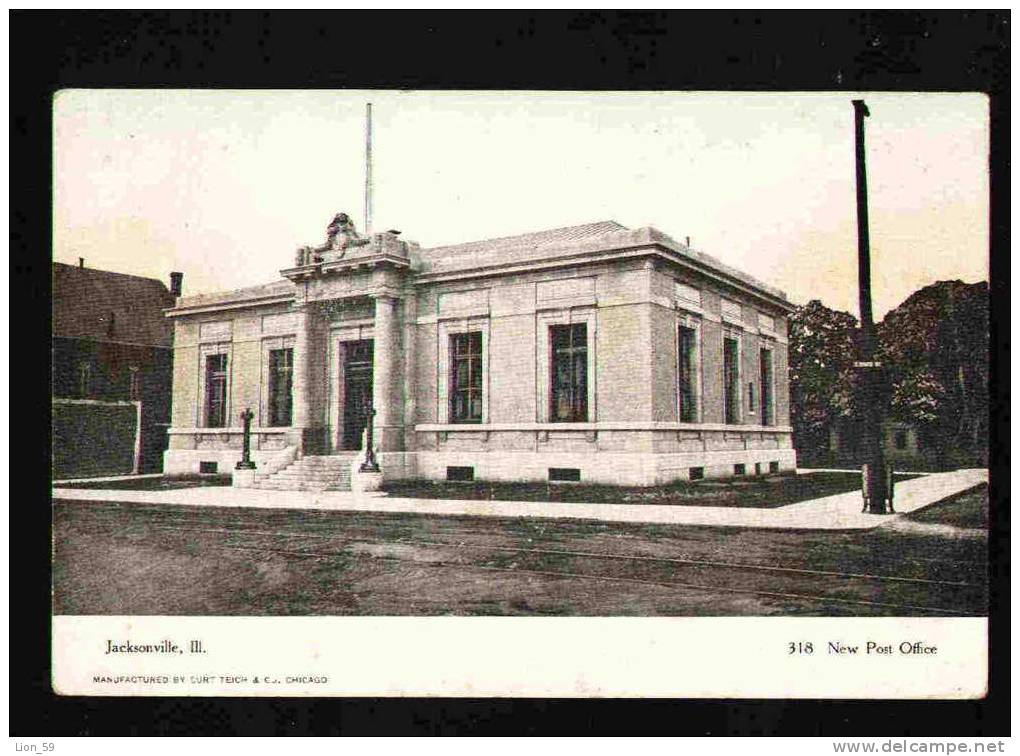 JACKSONVILLE - NEW POST OFFICE Photo Florida 1907 Series - 318 Pc 21752 - Jacksonville