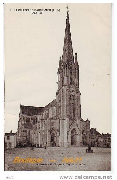 Dép 44 - RF19439 - La Chapelle Basse Mer - L´église - état - La Chapelle Basse-Mer