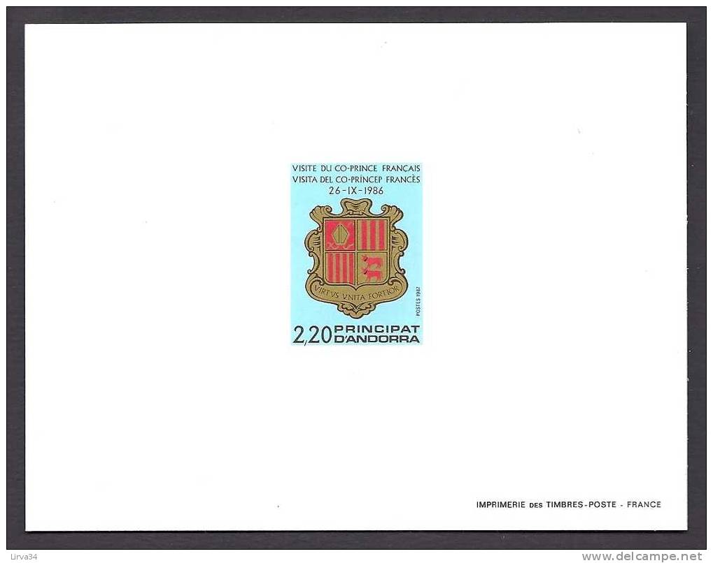 TIMBRES D´ANDORRE- EPREUVES DE LUXE NEUVES**-  TIMBRE N° 368 -  COTE : 40 E- - Other & Unclassified