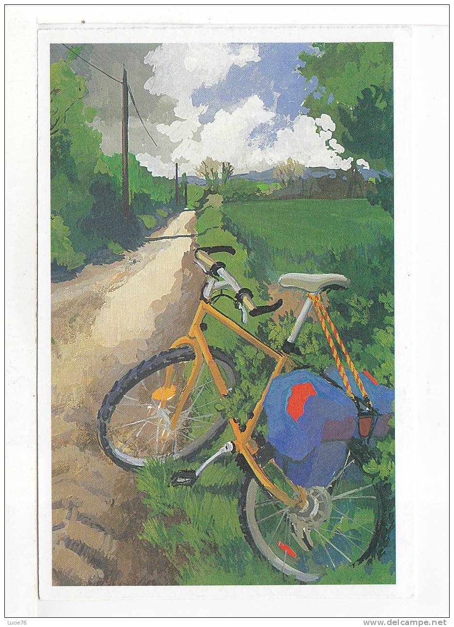 BICYLCETTE  -  Un Siécle De Transport Illustré Par Dapné Lisse -  Le Siècle Au Fil Du Timbre - La Série élue Par Les.... - Cycling